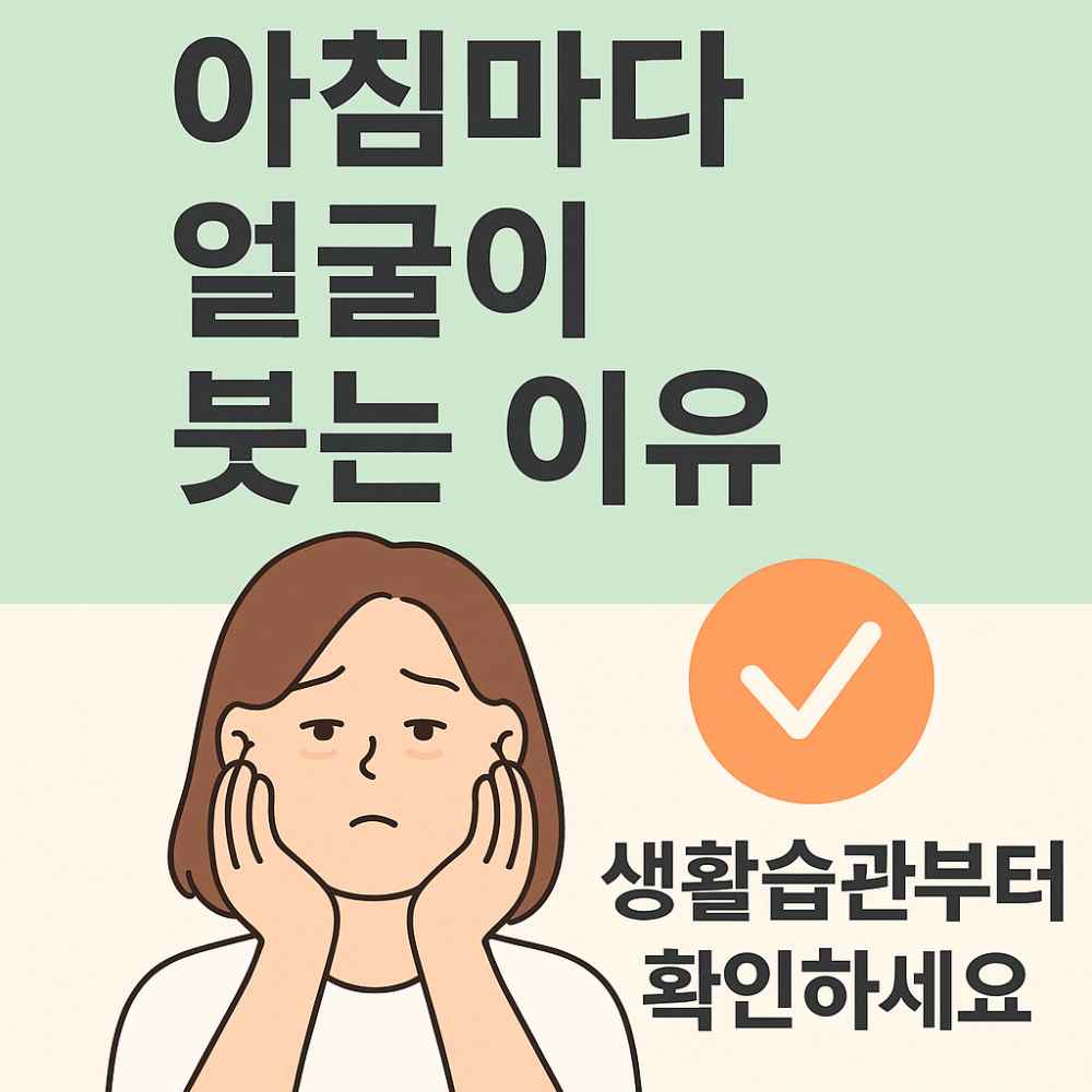 아침마다 얼굴이 붓는 이유