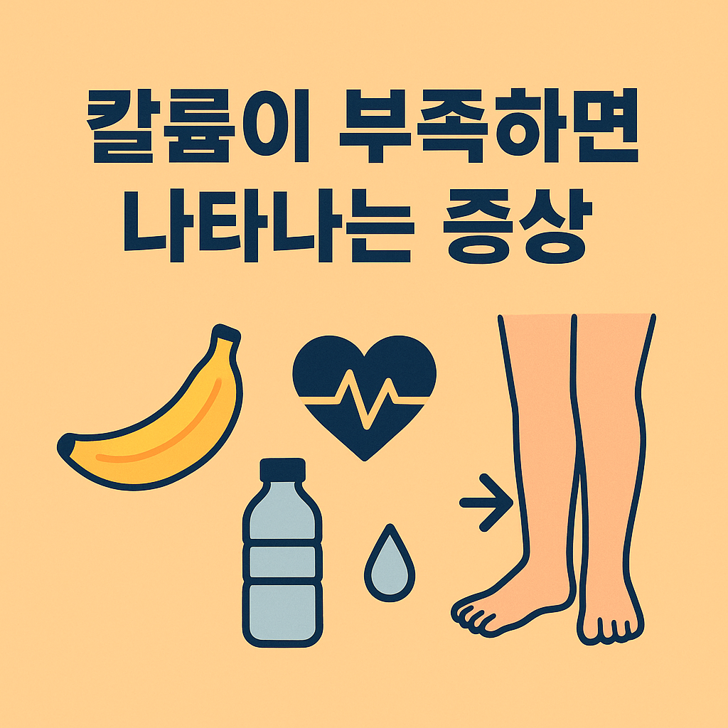 칼륨이 부족하면 나타나는 증상