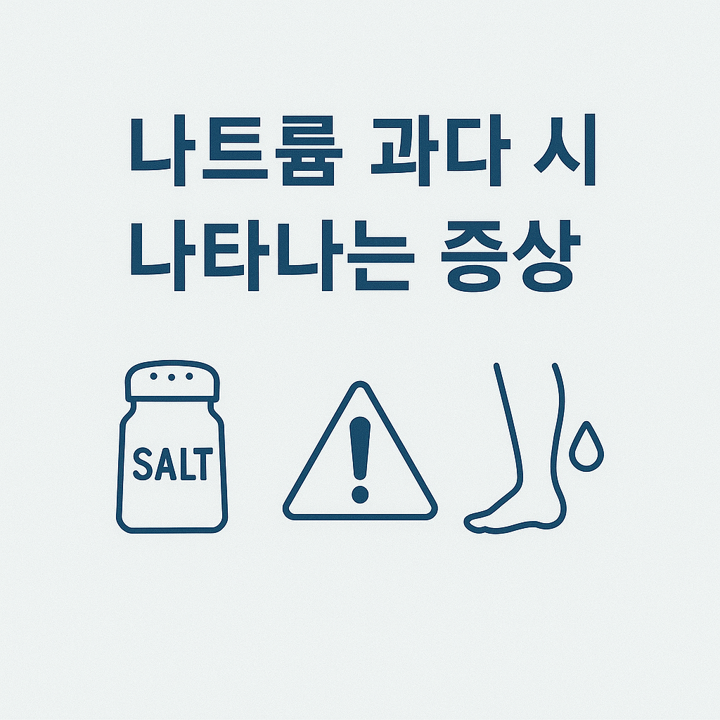 나트륨 과다 시 나타나는 증상