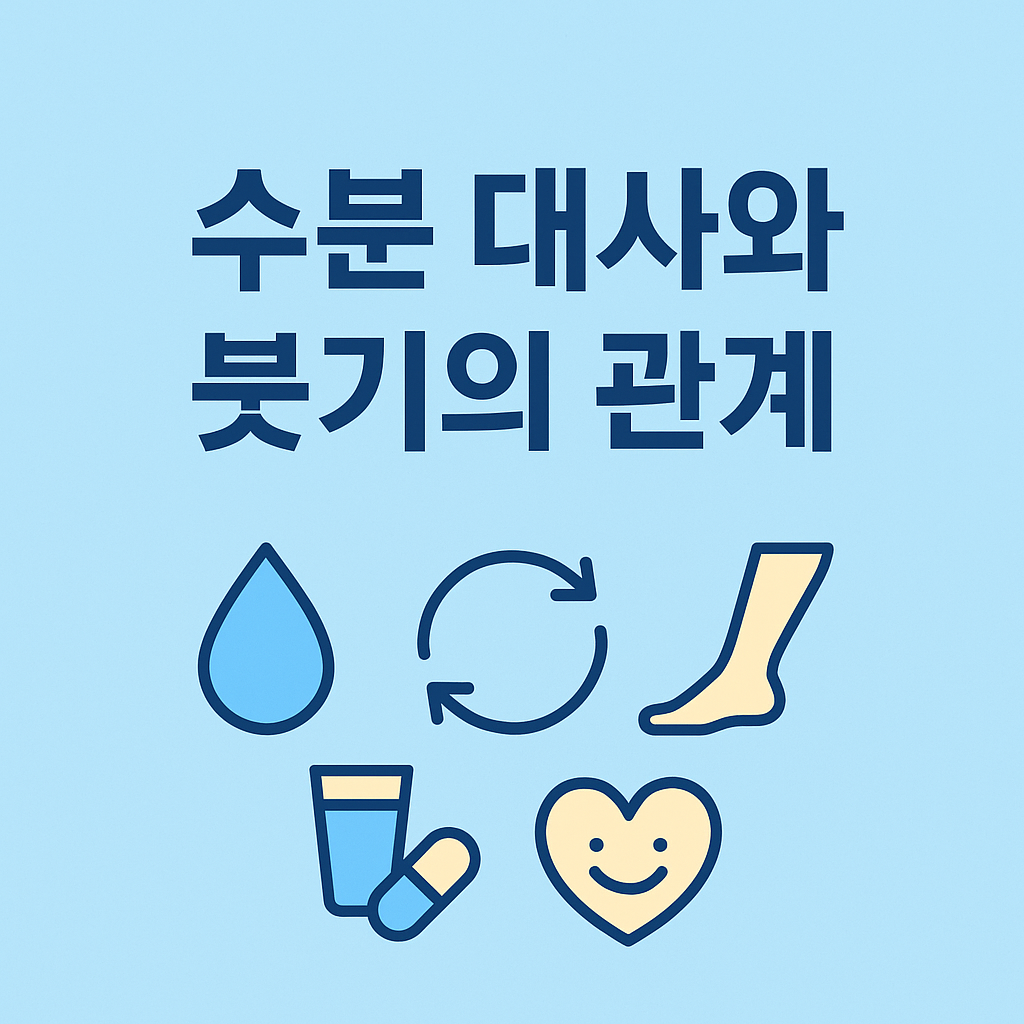 수분 대사와 붓기의 관계