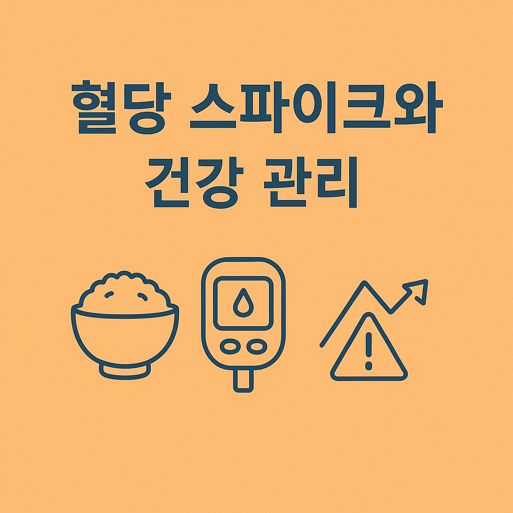 혈당 스파이크와 건강 관리